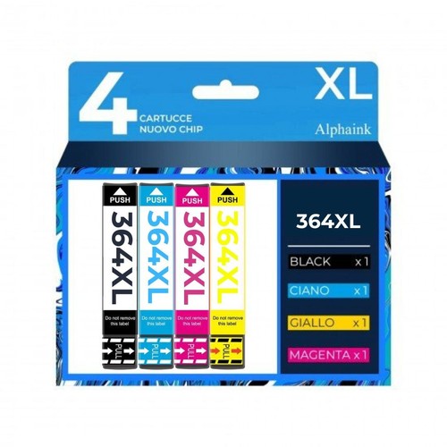Cartucce per 364xl con - 4,